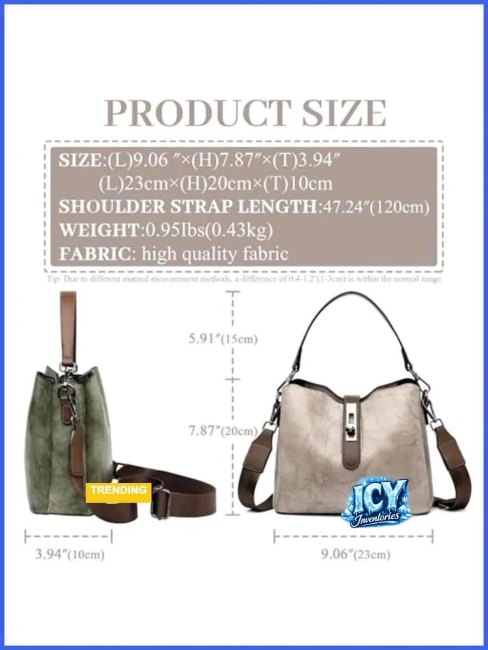Women's Classic Hobo Handbag Crossbody Purse Leather Shoulder Bag with Flap